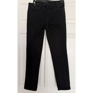 Talbots Slim Ankle Jeans Womens Size 2P Cotton Blend Black